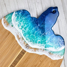 Load image into Gallery viewer, Turtle Wave Serving Board - Blue