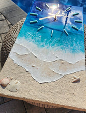 Load image into Gallery viewer, Crashing Waves Clock - Ready to Ship