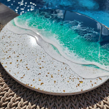 Load image into Gallery viewer, Terrazzo & Turquoise Lazy Susan
