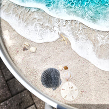 Load image into Gallery viewer, Siesta Key Gulf Wave Table - Removable Tray Top