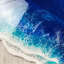 Load image into Gallery viewer, Ocean Wave Acrylic Tray with Gold Handles