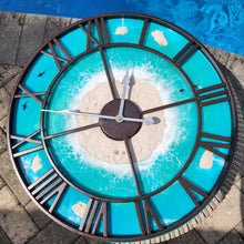 Load image into Gallery viewer, Tropical Island Clock - Ready to Ship