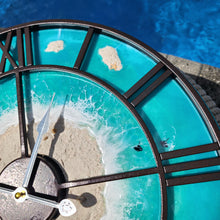 Load image into Gallery viewer, Tropical Island Clock - Ready to Ship