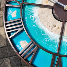 Load image into Gallery viewer, Tropical Island Clock - Ready to Ship