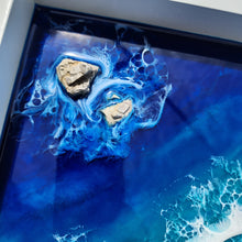 Load image into Gallery viewer, Framed Textured Beachscape Wall Art