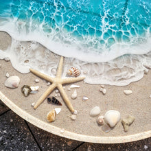 Load image into Gallery viewer, Blue Gulf Coast Beach Lazy Susan