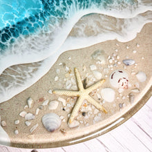 Load image into Gallery viewer, Turquoise Waves Lazy Susan