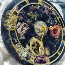 Load image into Gallery viewer, Vintage Style Floral Clock