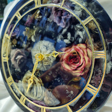 Load image into Gallery viewer, Vintage Style Floral Clock