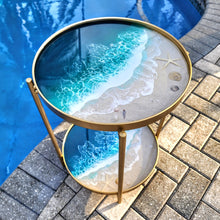 Load image into Gallery viewer, Double Wave Tiered Tray Table