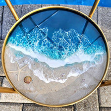 Load image into Gallery viewer, Double Wave Tiered Tray Table