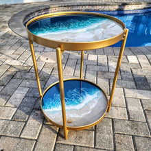 Load image into Gallery viewer, Double Wave Tiered Tray Table