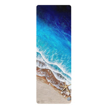 Load image into Gallery viewer, Beach Wave Rubber Yoga Mat