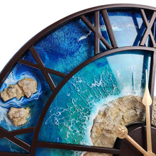 Load image into Gallery viewer, Deep Blue Island Clock