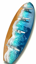 Load image into Gallery viewer, Ocean Wave Towel Rack