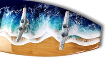 Load image into Gallery viewer, Ocean Wave Towel Rack