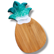 Load image into Gallery viewer, Pineapple Wave Serving Board - Turquoise