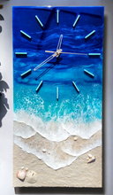 Load image into Gallery viewer, Crashing Waves Clock - Ready to Ship