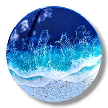 Load image into Gallery viewer, Terrazzo & Blue Lazy Susan