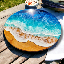 Load image into Gallery viewer, Crashing Waves Lazy Susan