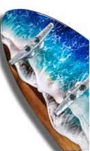 Load image into Gallery viewer, Ocean Wave Towel Rack - Blues