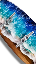 Load image into Gallery viewer, Ocean Wave Towel Rack - Blues
