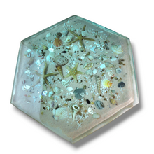 Load image into Gallery viewer, Ocean Floor Hexagonal Lazy Susan