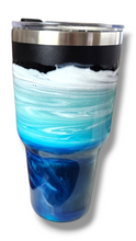 Load image into Gallery viewer, 20oz. Blue & White Tumbler