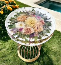 Load image into Gallery viewer, Garden Bouquet Birdcage Table