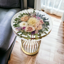 Load image into Gallery viewer, Garden Bouquet Birdcage Table