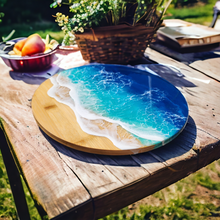 Load image into Gallery viewer, Tropical Wave Lazy Susan