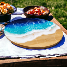 Load image into Gallery viewer, Tropical Waves Lazy Susan