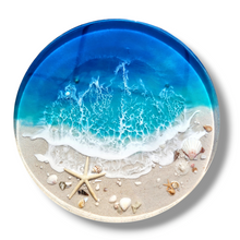 Load image into Gallery viewer, Blue Gulf Coast Beach Lazy Susan