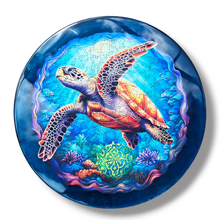 Load image into Gallery viewer, Sea Turtle Puzzle Lazy Susan