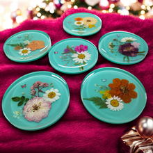 Load image into Gallery viewer, Floral Coasters