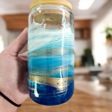Load image into Gallery viewer, Ocean Wave Glass Tumblers