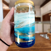 Load image into Gallery viewer, Ocean Wave Glass Tumblers