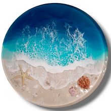 Load image into Gallery viewer, Turquoise Gulf Coast Beach Lazy Susan