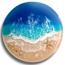 Load image into Gallery viewer, Turquoise Florida Beach Lazy Susan
