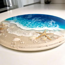 Load image into Gallery viewer, Turquoise Florida Beach Lazy Susan