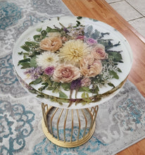 Load image into Gallery viewer, Garden Bouquet Birdcage Table