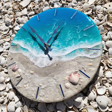Load image into Gallery viewer, Tropical Wave 12" Clock