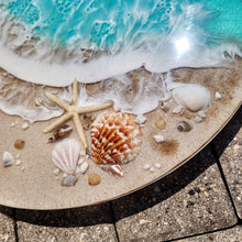 Load image into Gallery viewer, Turquoise Gulf Coast Beach Lazy Susan