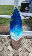 Load image into Gallery viewer, 4ft Surfboard Wave Wall Art