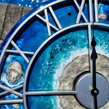 Load image into Gallery viewer, Silver Frame Island Clock