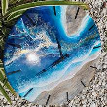 Load image into Gallery viewer, Ocean Geode 24" Clock