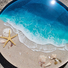 Load image into Gallery viewer, Turquoise Wave Lazy Susan