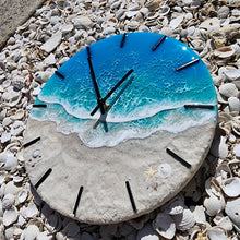 Load image into Gallery viewer, Tropical Wave 12" Clock