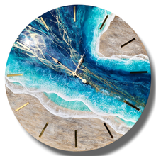 Load image into Gallery viewer, Ocean Geode 36" Clock