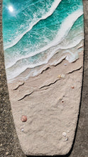 Load image into Gallery viewer, 5ft Wavy Beach Surfboard Wall Art